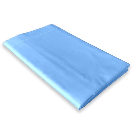 feuille de ligne bleue over-the-top en coton pur