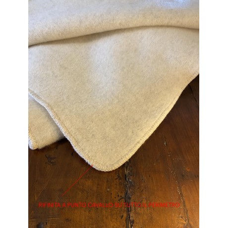 Pure wool blanket