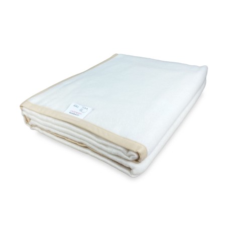 Bio-Decke aus Wolle und Tencel-Garn, eine komplett ökologische Decke