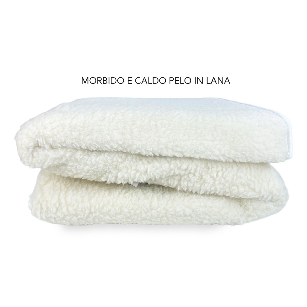IMETEC Scaldasonno Comfort, 50% Lana e Merino, Singolo 150x80 cm