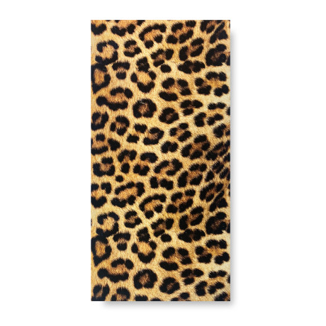 leopard print kitchen or bath rug