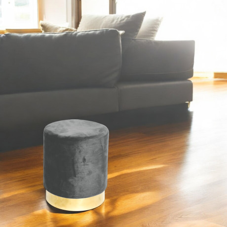 Pouf Poggiapiedi Velvet in...