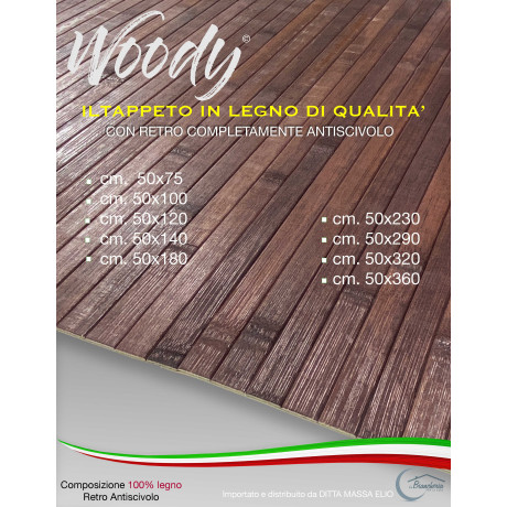 KITCHEN RUG IN WOOD bamboo...
