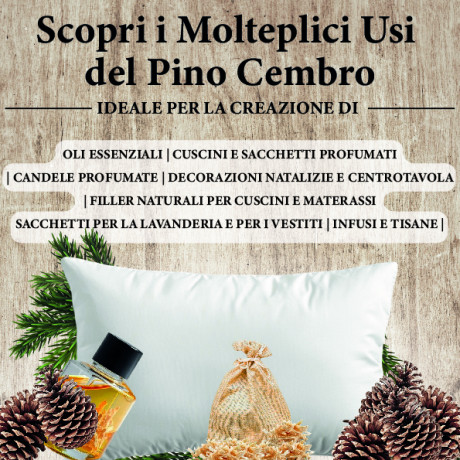 Swiss pine shavings - Swiss pine from the Dolomites, 100% natural and certified