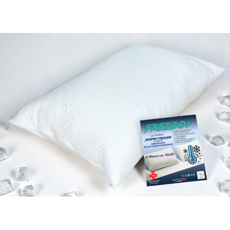 Refreshing Ice-Touch single pillowcase 50x80 cm in thermoregulating fabric