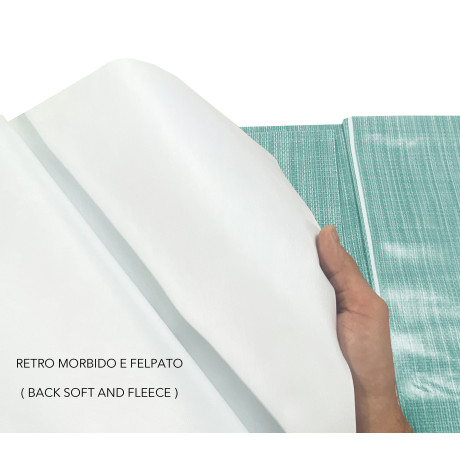Nappe d’eau de mer – Pliée sur elle-même – PVC imperméable lavable