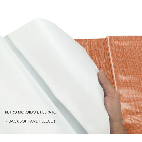 Confezione tovaglia LIMA Arancio – Prodotto Made in Italy in PVC e TNT