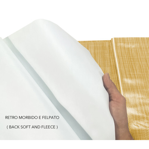 Embalaje de mantel amarillo LIMA – Made in Italy, plastificado y lavable