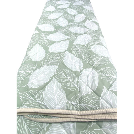 Green Leaves Light Tagesdecke - Erhältlich für Einzel-, Queensize- und Doppelbetten