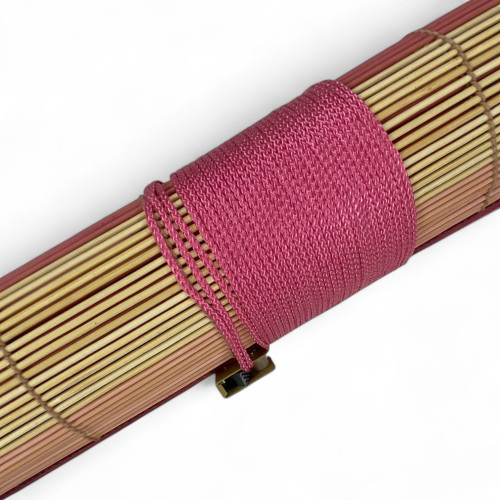 Struttura in bamboo naturale - tende regolabili con sistema a corda