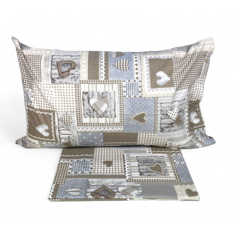 Tiroler Bettbezug aprica beige herzen
