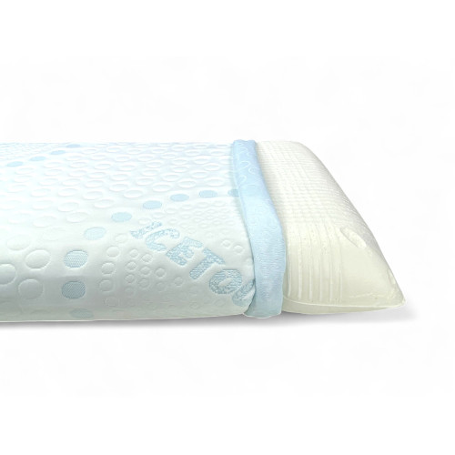 Interno in memory foam cervicale viscoelastico, con rivestimento sfoderabile