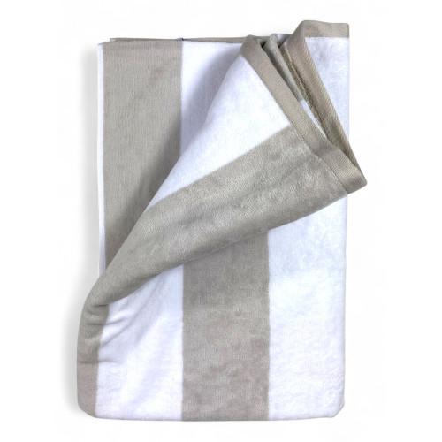 Telo lettino piscina jacquard con spugna assorbente e superficie double-face