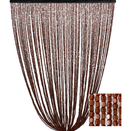 Tenda Perline Legno...