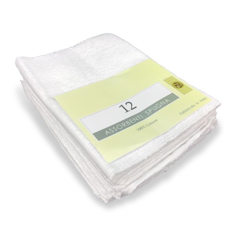 Lot de 12 serviettes hygiéniques lavables pour femmes en éponge 100 % coton hypoallergénique