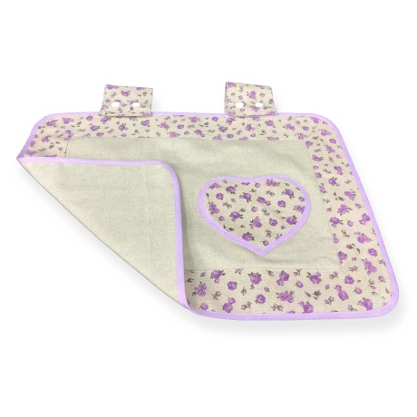 OFENABDECKUNG OFENABDECKUNG AUS BLAUEM TEX-BLUMENSTOFF