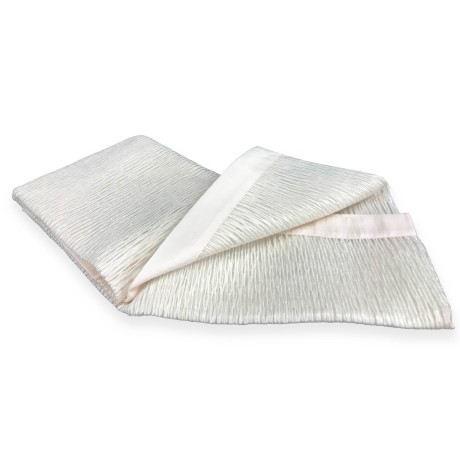 PAAR MODERNE GLASVORHÄNGE 45 oder 70 oder 90 breit OSCAR BEIGE