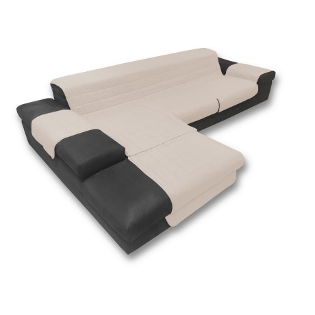SOFA COVER ITALIA IL SALVADIVANO WITH QUILTED PENINSULA CREAM BEIGE