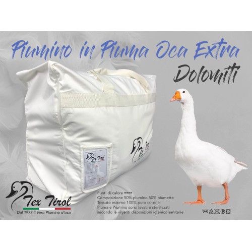 GOOSE TEX TIROL © DOLOMITI DOWN JACKET 50% GOOSE DOWN / 50% GOOSE DOWN