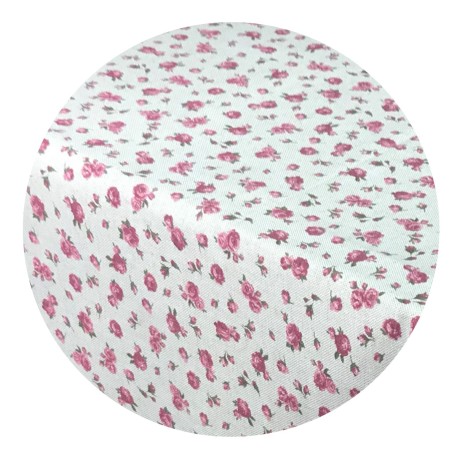 MANTEL DORY FLOR PROVENZAL ROSA