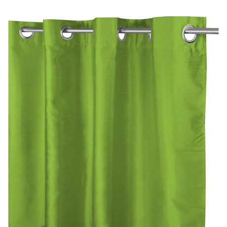 SOLID GREEN CURTAIN CM.140X290 PACKAGED