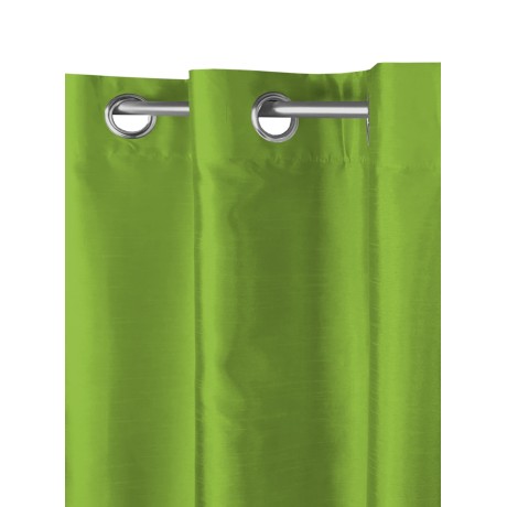 SOLID GREEN CURTAIN CM.140X290 PACKAGED
