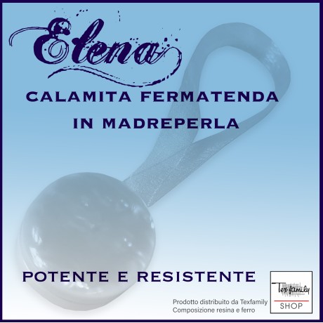 IMÁN TOPE DE CORTINA ELENA AZUL CLARO IMANES PARA CORTINAS TOPE DE CORTINA NÁCAR