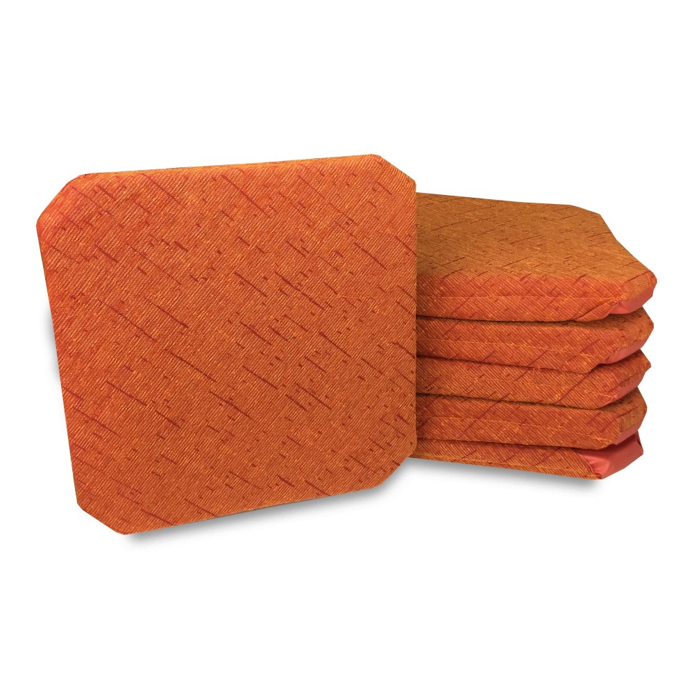FUNDA DE SILLA CON ALAS DE COLOR LISO EN TEJIDO CHENILLA NARANJA FUNDA DE SILLA CON ALAS DE COLOR LISO EN TEJIDO CHENILLA NARANJA