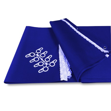 TOLDO DE EXTERIOR JARDÍN BALCÓN UNITED BLUE EMPAQUETADO
