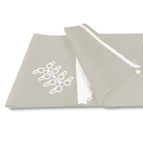 TOLDO DE EXTERIOR JARDÍN BALCÓN COMBINADO CREMA EMPAQUETADO