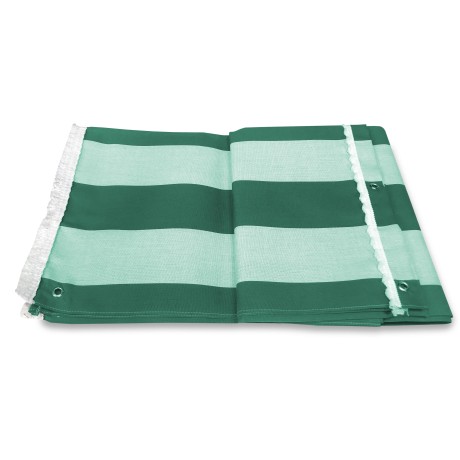 TOLDO DE EXTERIOR JARDÍN BALCÓN INCLUSO RAYA VERDE EMPAQUETADO