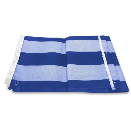 TOLDO DE EXTERIOR JARDÍN BALCÓN INCLUSO RAYA AZUL EMPAQUETADO