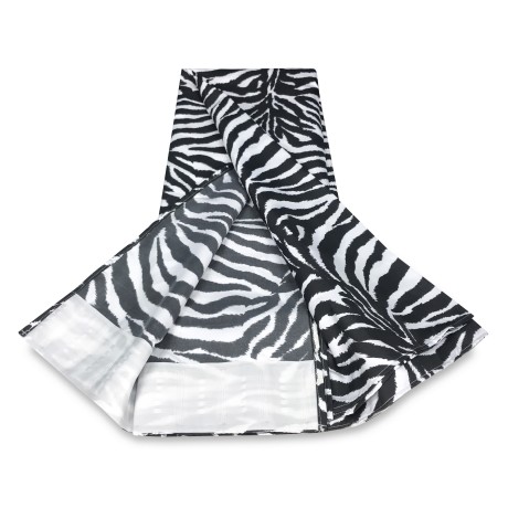 ZEBRA ZEBRA CURTAIN WHITE BLACK CM. 140X280 MADE IN ITALY