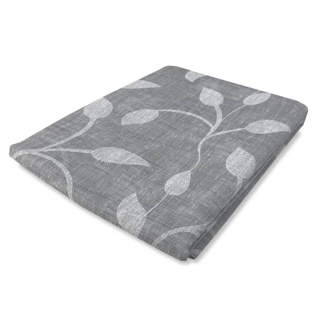 PAIR OF ADJUSTABLE CURTAIN GLASS WAIST GREY