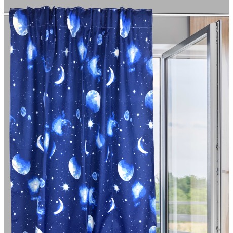 MOON LUNAR TENT BLUE PLANETS CM. 140X280 MADE IN ITALY