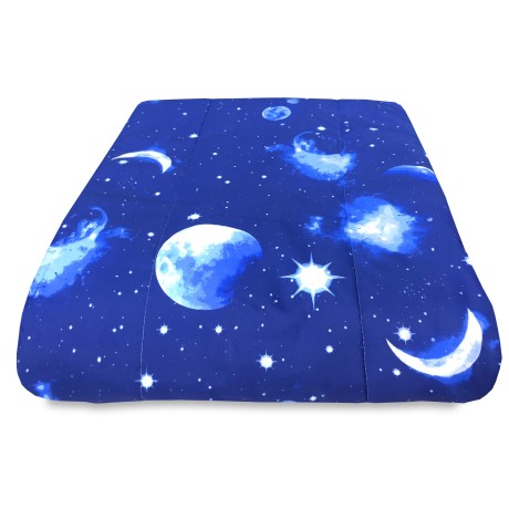 Quilt mit Sternen, Monden,