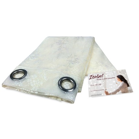 CURTAIN ISABEL cream cm....
